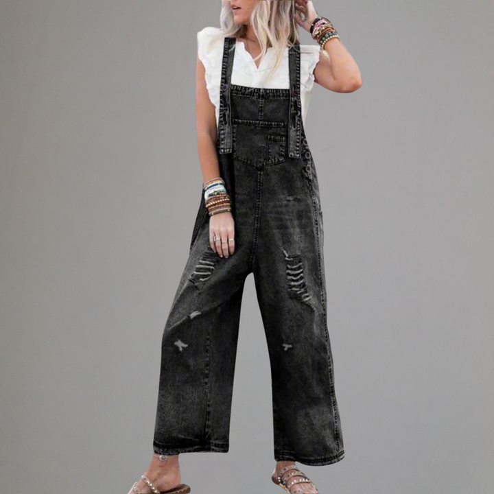 CARMELITA™ – Vintage Wash Adjustable Jumpsuit