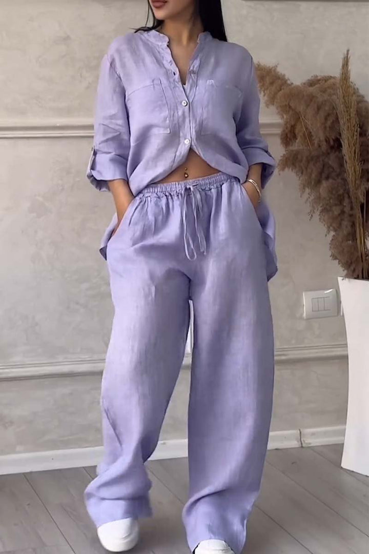 Lilly | Soft Cotton-Linen Two-Piece Set
