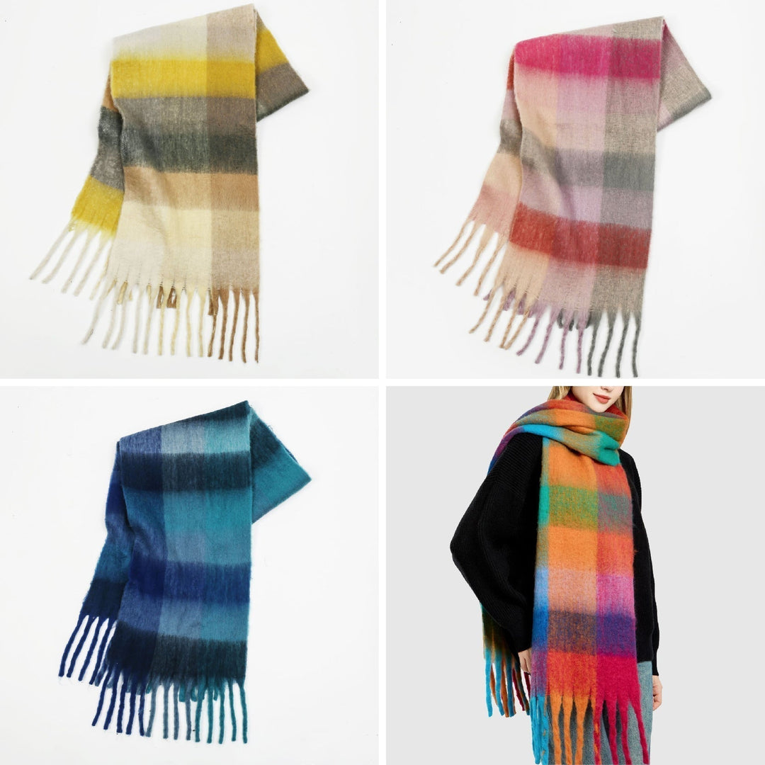 Adeline | Rainbow Scarf
