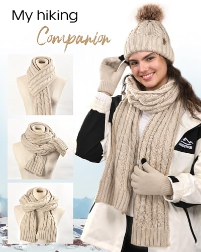 Juliet | Winter Refined hat-scarf-gloves set
