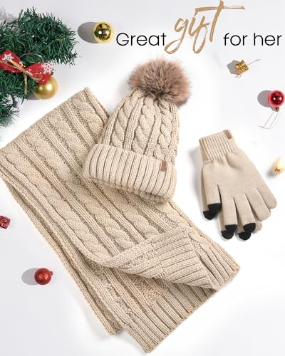 Juliet | Winter Refined hat-scarf-gloves set