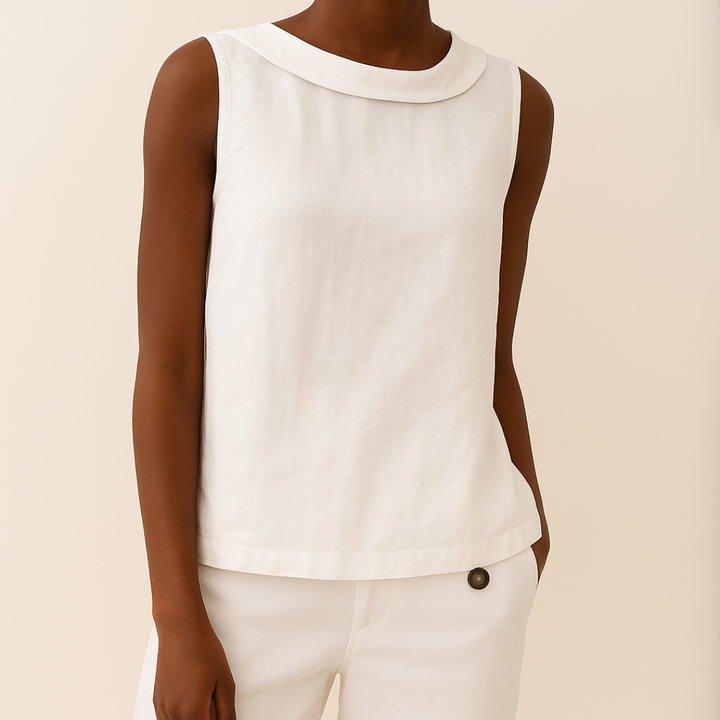 Denise | Sleeveless top with elegant design
