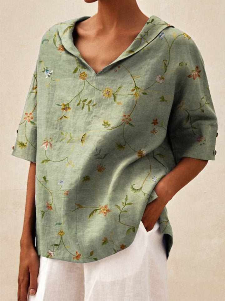 Nova™ - Elegant Top with V-Neck