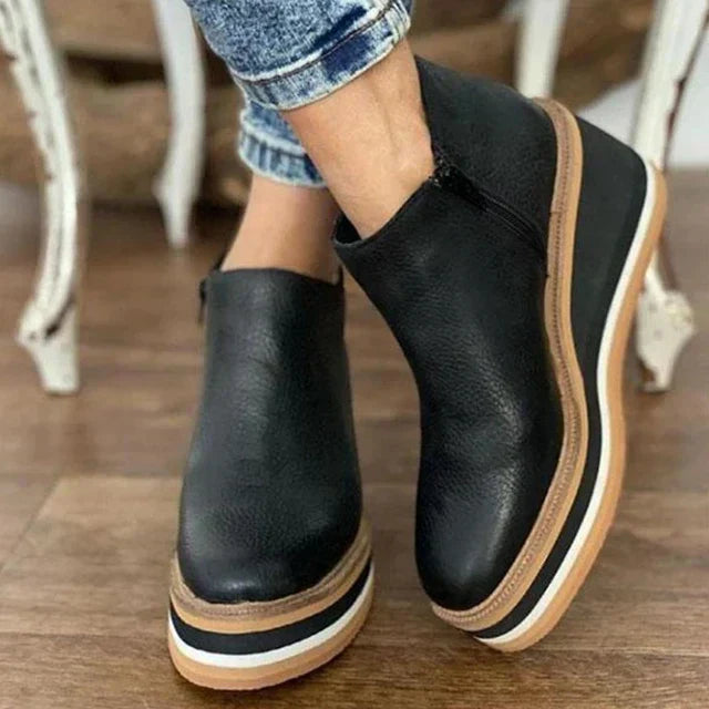 Kamala™  Casual Wedge Ankle Boots