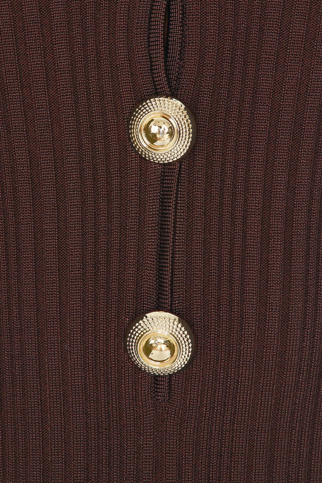 Rosalie | V-Neck Button Knit Midi Dress