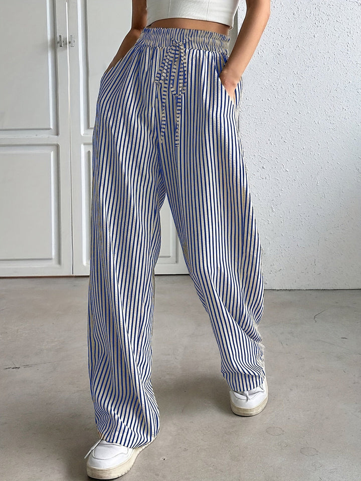 TAITE™ - Simple Summer Striped Relaxed Fit Bottom