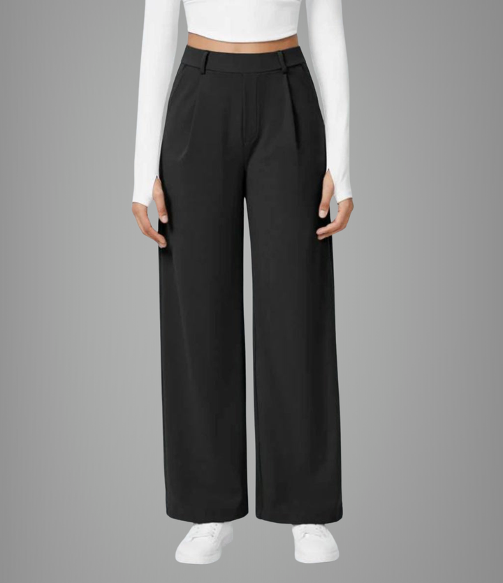 CHARMIE™ - Casual High Waist Straight Leg Pants