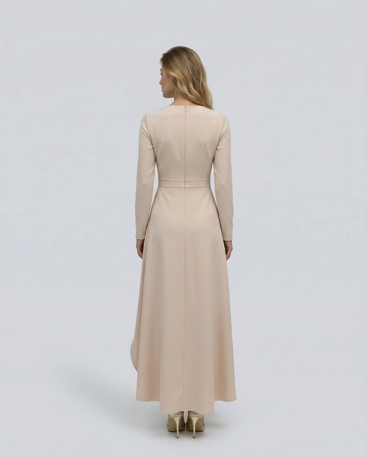 Rosalind | Long Sleeve Wrap Midi Dress