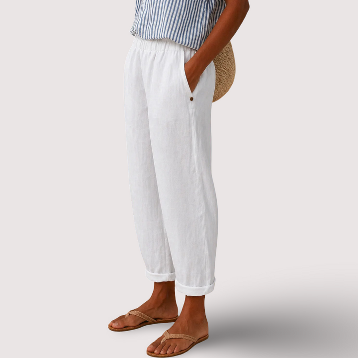 Maja | Airy Linen Trousers