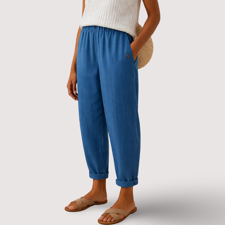 Maja | Airy Linen Trousers