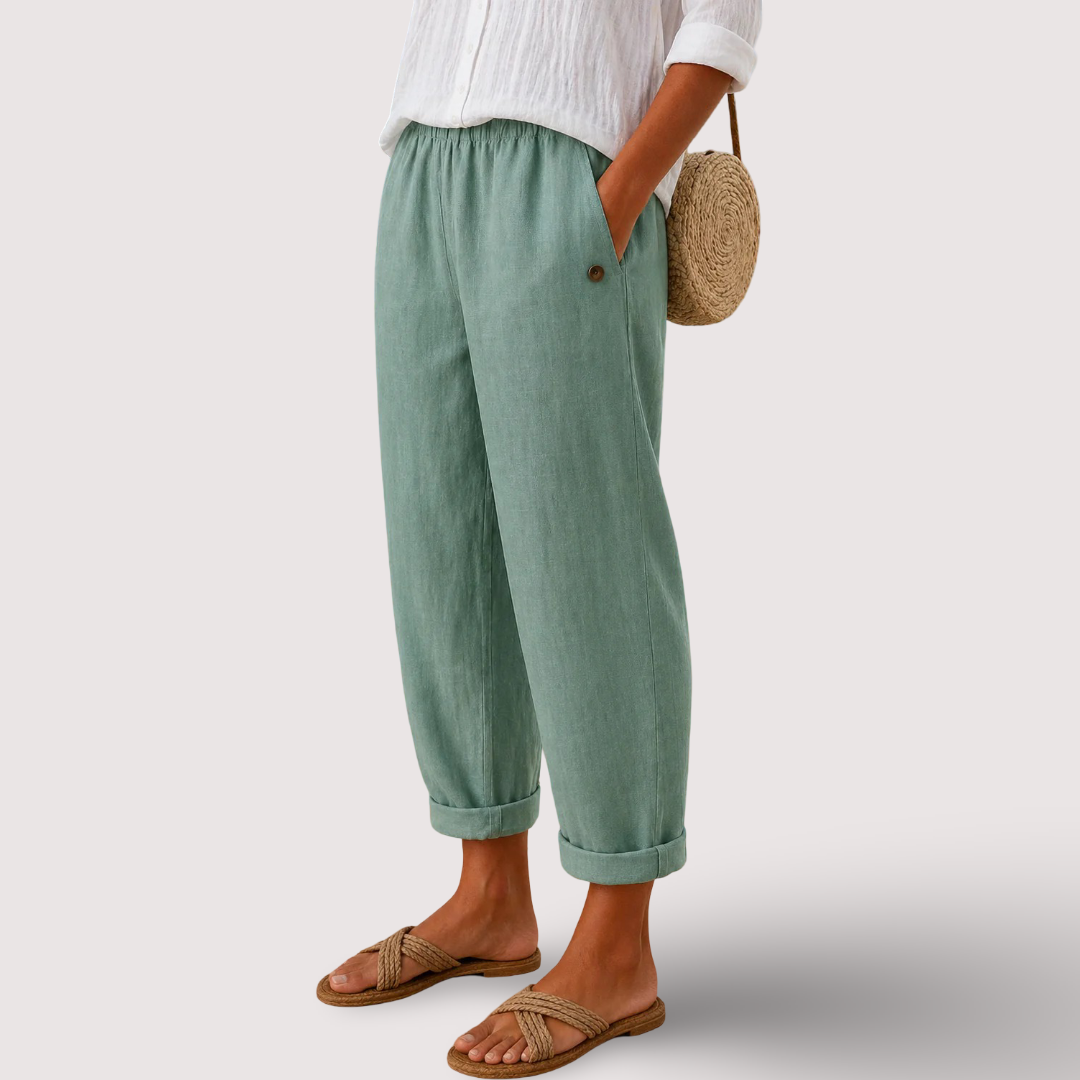 Maja | Airy Linen Trousers