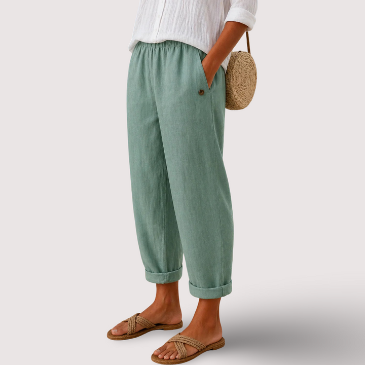 Maja | Airy Linen Trousers