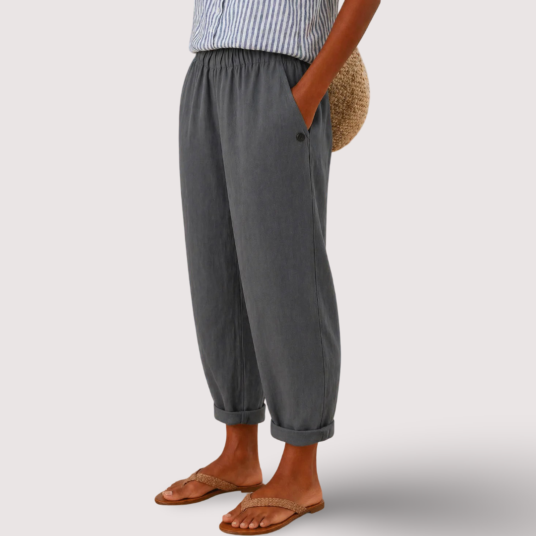 Maja | Airy Linen Trousers