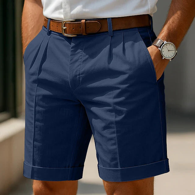 Robert | Pleated Summer Chino Shorts